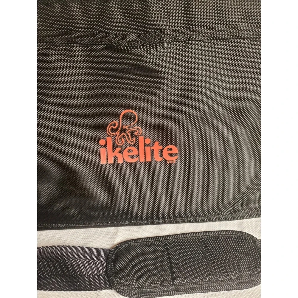 Ikelite Black Nylon Messenger Shoulder Bag 18x14x5 — Adjustable Strap | Zippered